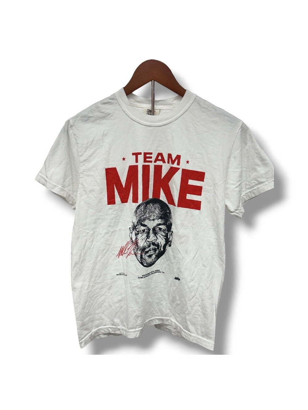 Jake Paul VS Mike Tyson T-shirt from  NY Fanatics show  1 Of 1000  - Size Small